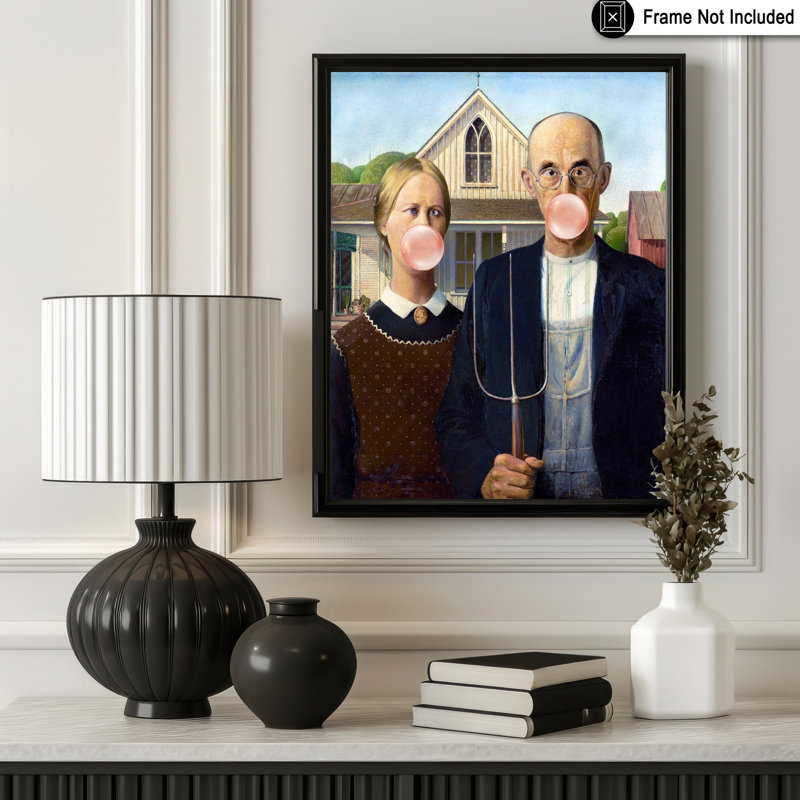 Altéré du gothique américain, Unframed, Poster, 16"H x 20"W