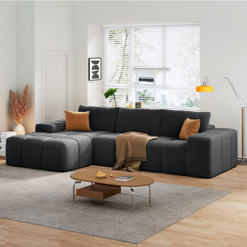Canapé modulaire, aucun assemblage requis, siège profond, convient aux chaises longues modernes dans les salons et les chambres
