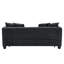 3 lits gigognes en gris foncé, facile à assembler et à utiliser en velours gris nuage pour 3 personnes, convertible en un endroit confortable pour dormir-911846995-911846993