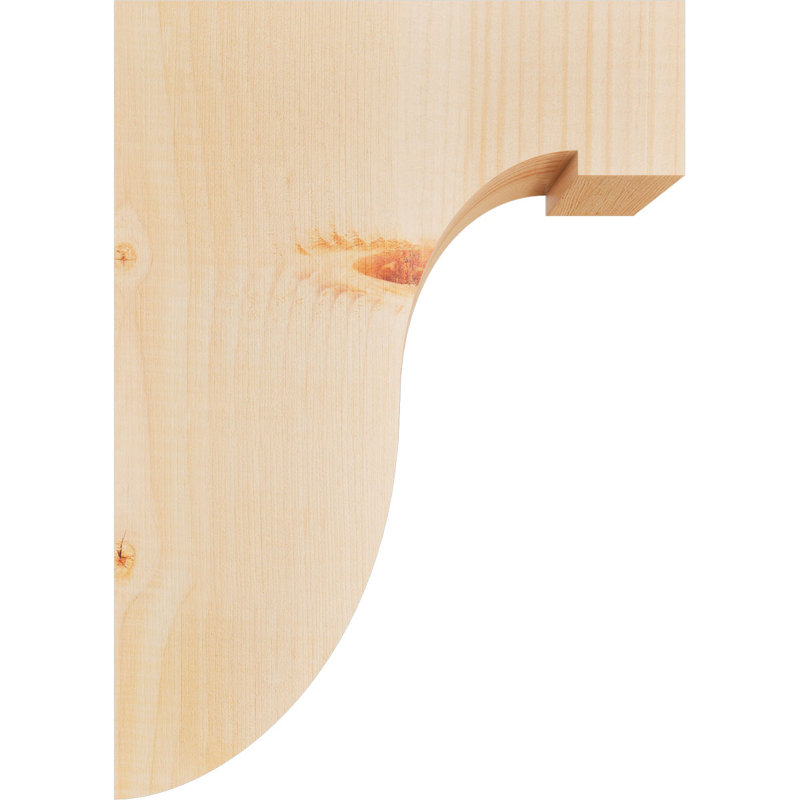 Del Monte Corbel, H 14 po x l 3,5 po x P 10 po, Sapin de Douglas, Lisse
