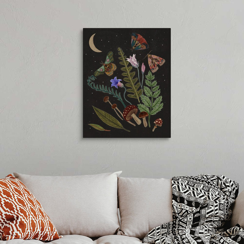 «Dark Forest III» par Melissa Wang - reproduction d'art, Toile tendue, H 30 po x l 24 po x P 1,25 po