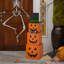 Décoration de porche d'automne à double face citrouilles et épouvantails