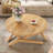Round 2-In-1 Transformer Coffee Table With Adjustable Height