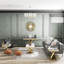 2 tables de salon luxueuses, 1 table basse et 1 table de bout