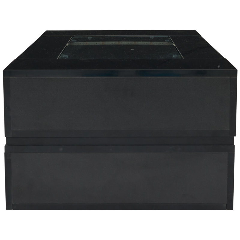 Lift Top Block Coffee Table with Storage