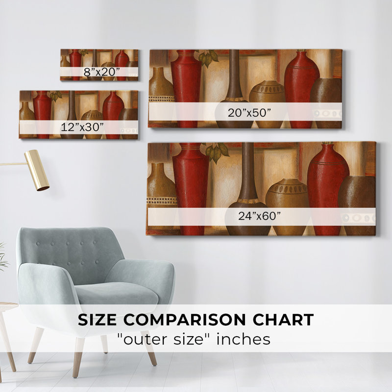 World Spice Revisité sur toile, H 12 po x l 30 po x P 1,5 po