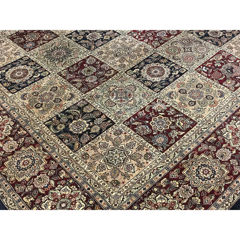 Tapis multicolore et vin noué à la main de haute qualité