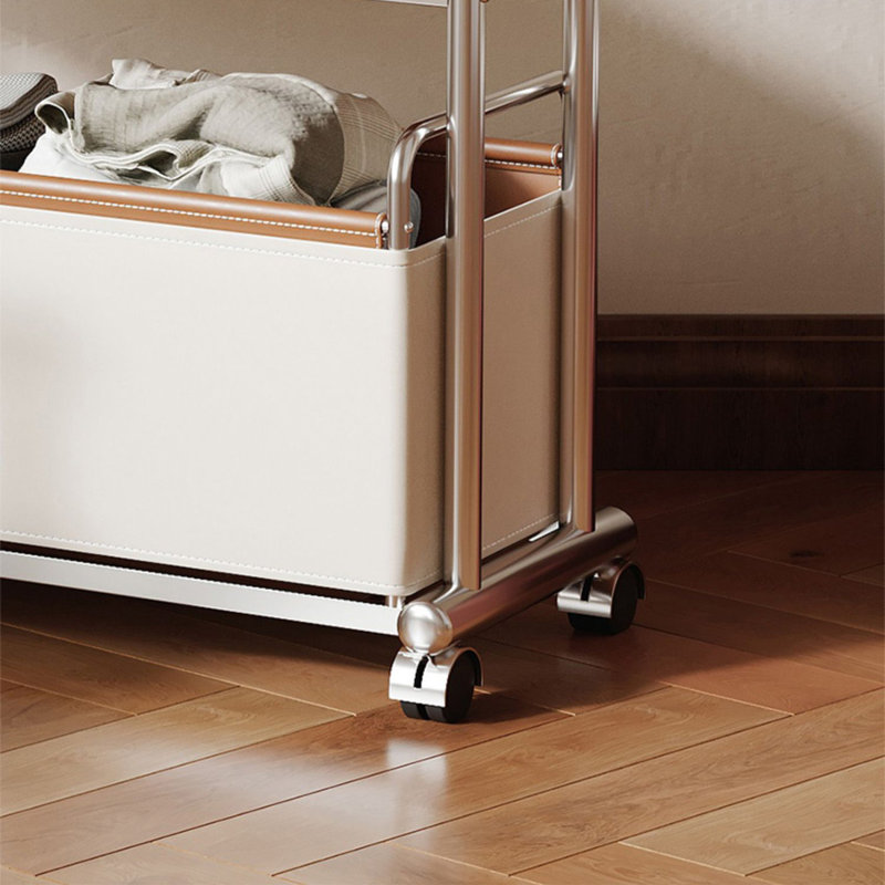 Hall Tree with Durable Storage Basket, Griege