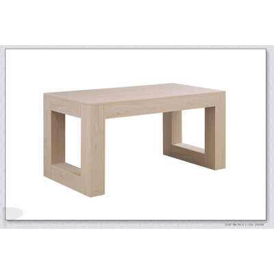 Farmhouse Kitchen Dining Table For 4-6 People, Rectangular Design With Sturdy Legs And Full MDF Trim, Easy Assembly