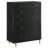 Kevin 5-drawer Bedroom Chest Black-479866475