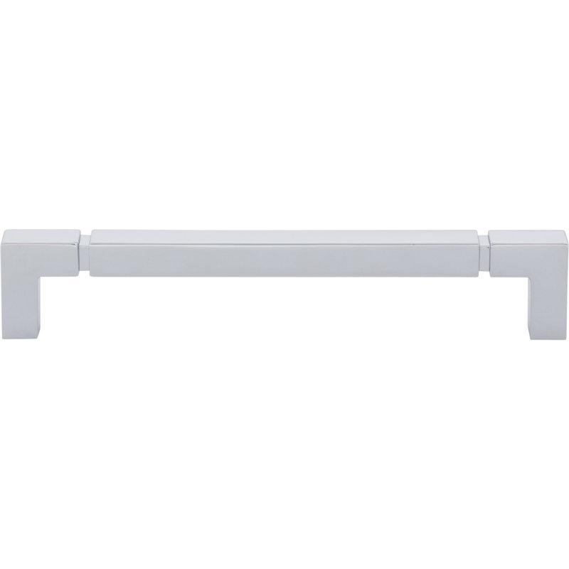 Langston Bar Pull, Polished Chrome, 6 5/16" Center To Center