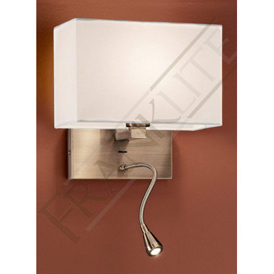 Allerton Nickel LED Armed Sconce