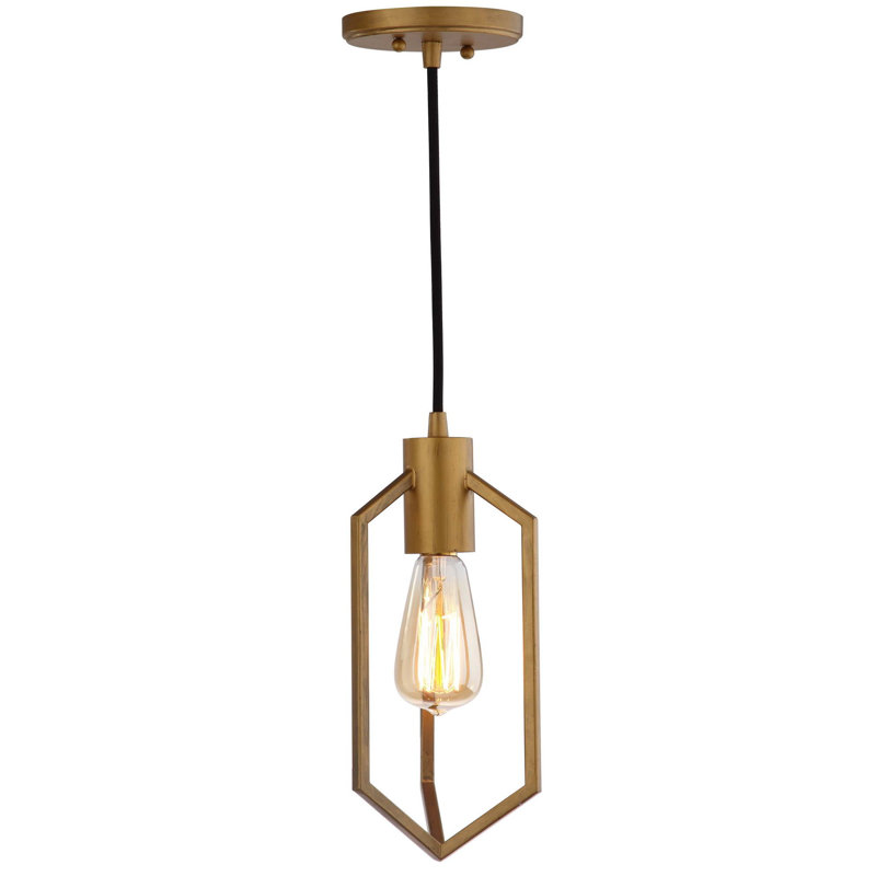 Luminaire suspendu géométrique à 1 lumière Arshavir