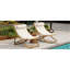 Chaise pliante d'extérieur 2 pièces, chaise de patio enveloppée de rotin avec dossier réglable, coussin épais et appui-tête détachable, pour le bord de la piscine, la plage, la cour arrière, le camping et le camping (jaune)-129339049