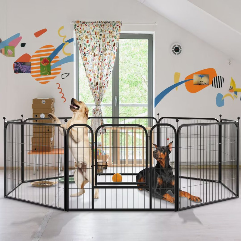 Dog Fence Panels Best Indoor Dog Pen Pet Playpen In Store Top