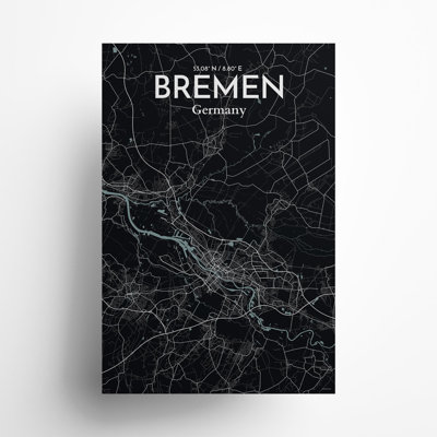 Bremen City Map, impression