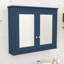 Armoire à pharmacie murale à miroir avec tablettes réglables-195851011