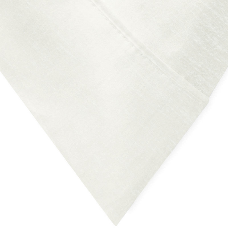 Ivory Heather Jersey Knit Cotton Blend Queen Sheet Set