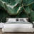 Emerald Green Marble Texture Wall Mural-1880575336