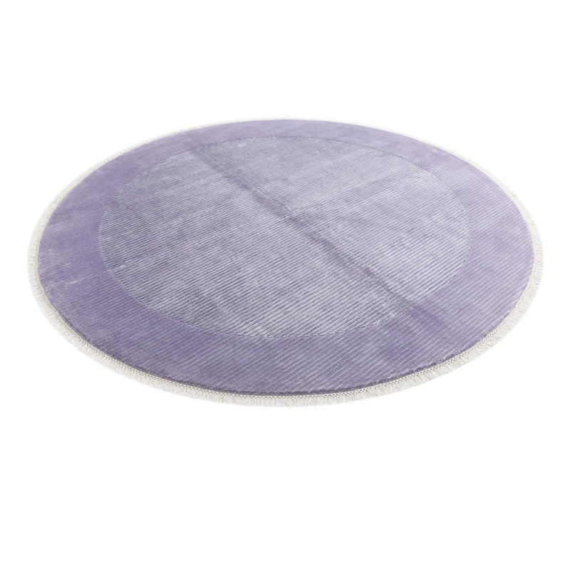 Tapis rond rond violet Osborne