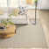 Bradshaw Zipper Blue/Ivory Handwoven Cotton Rug
