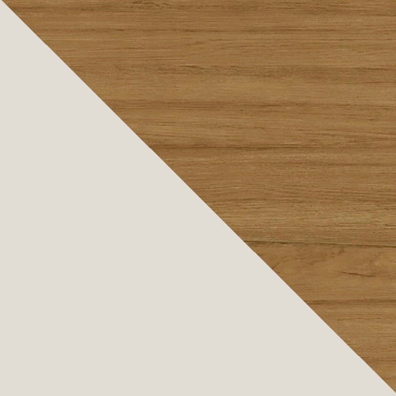 Mapleton TV Stand for TVs up to 78", Off White/Cinnamon