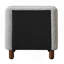 Table de chevet 2 tiroirs Grey Boucle