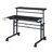 Techni Mobili Adjustable Height Rolling Writing Desk With Moveable Shelf,  For Home Office And Small Spaces-173749273