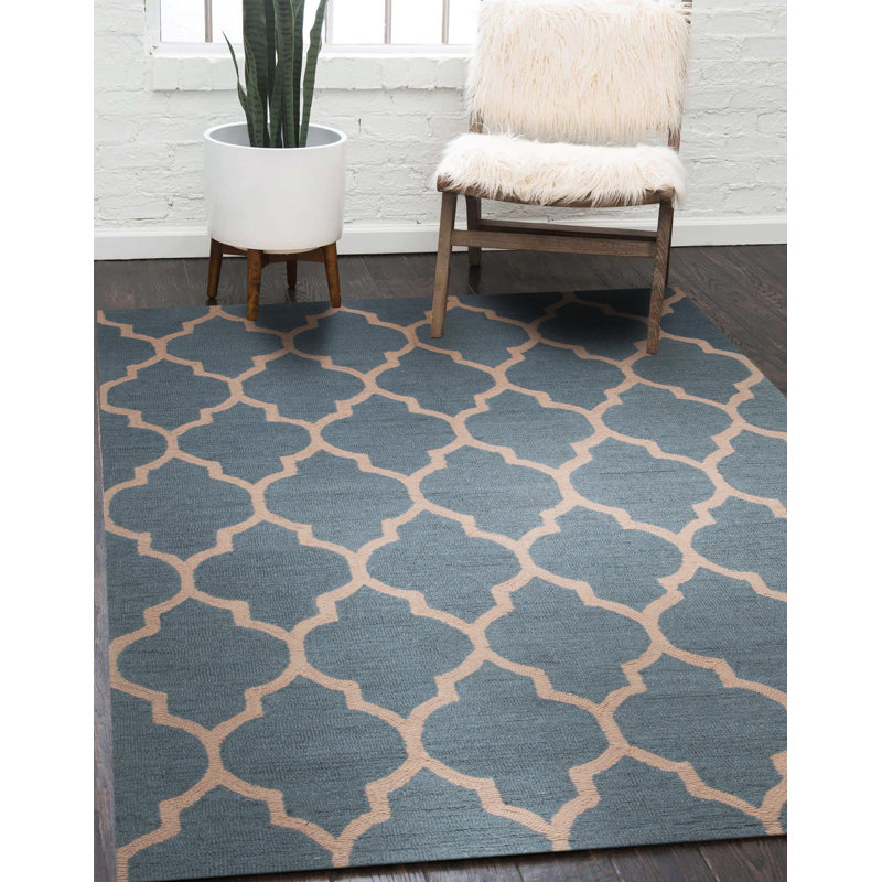 Tapis gris touffeté à la main Creon Midnight