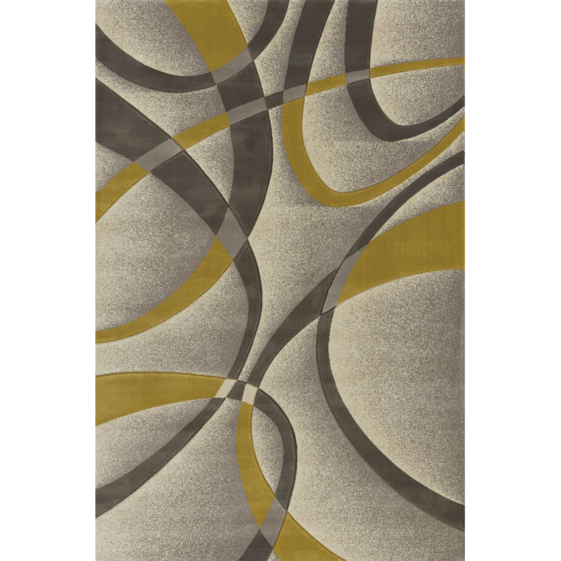 Dov Abstract Indoor Rug, Rectangle 1'10" x 2'8"