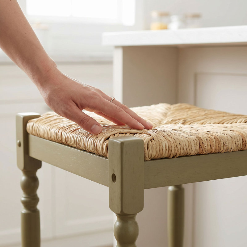Chiem Bar & Counter Stool, Gris patiné, Tabouret de comptoir (assise de 24 po de hauteur)