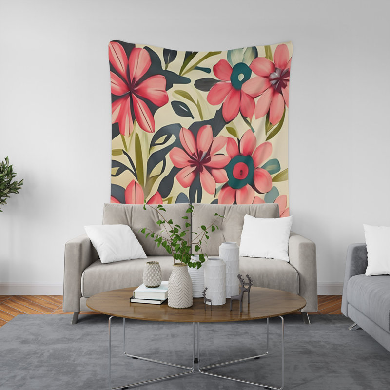 Tapisserie murale, H 60 po x l 51 po