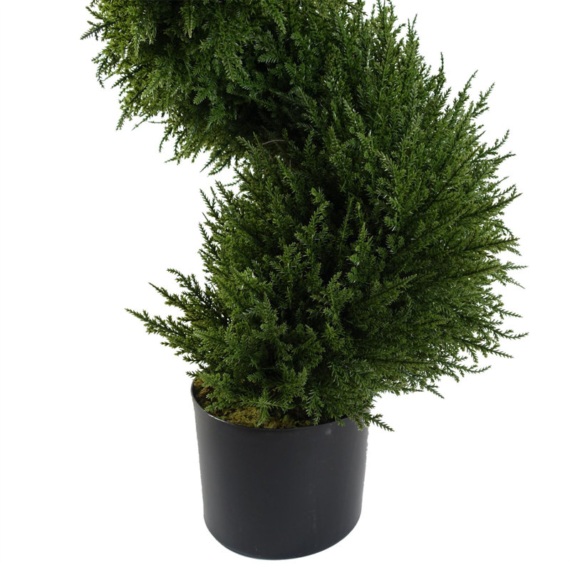 120cm Artificial Spiral Cypress with pot