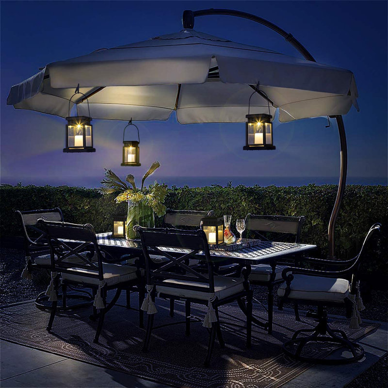 Black Low Voltage Solar Powered Integrated LED Pathway Light Pack