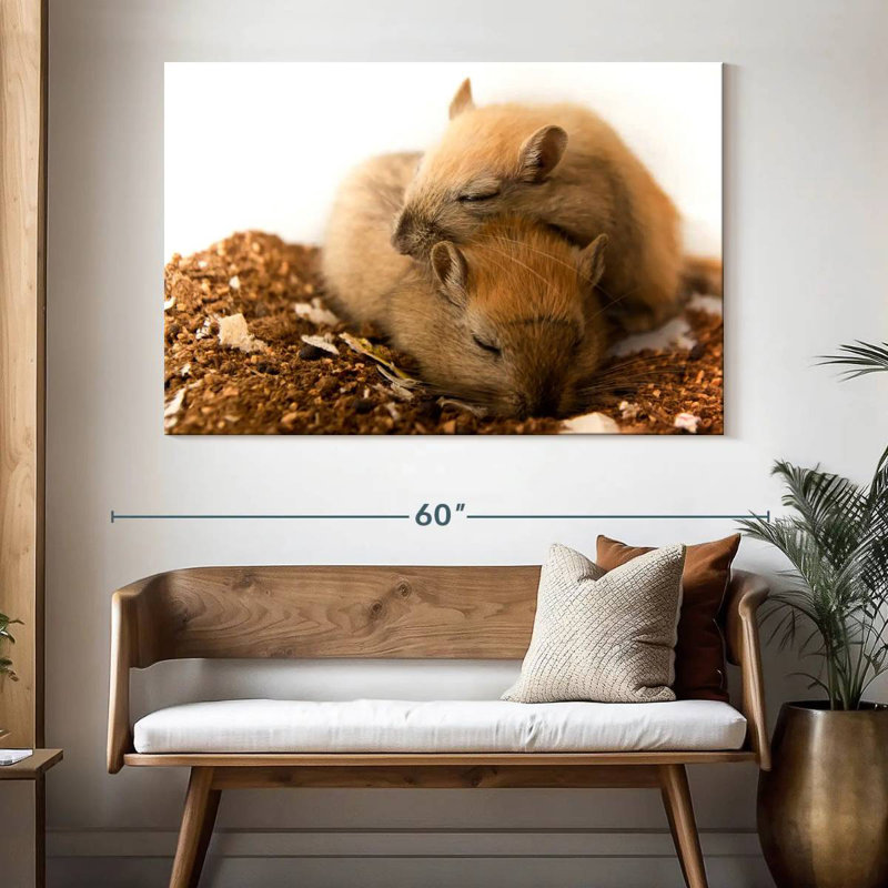 Crowle Sleeping Gerbils, 34" H x 51" W