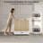 3-In-1 Convertible Filing Cabinet – Flip-Top With Double Drop-Leaf, 4 Drawers & Built-In Outlet, Multi-Functional Storage Workspace For Home Office-124836803