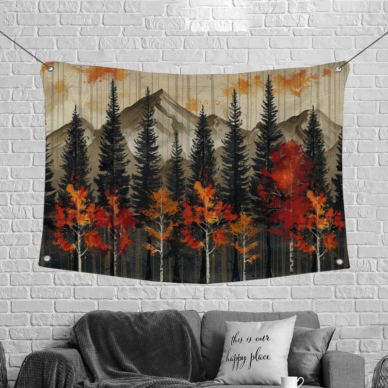 Tapisserie en microfibre, H 68 po x l 80 po