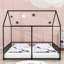 Lits simples et lits plateforme simple en forme de maison-1748757703