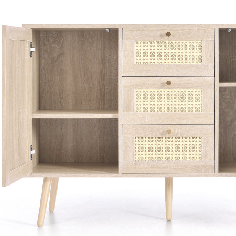 Cahaba 120cm W 3 - Drawer Chest of Drawers