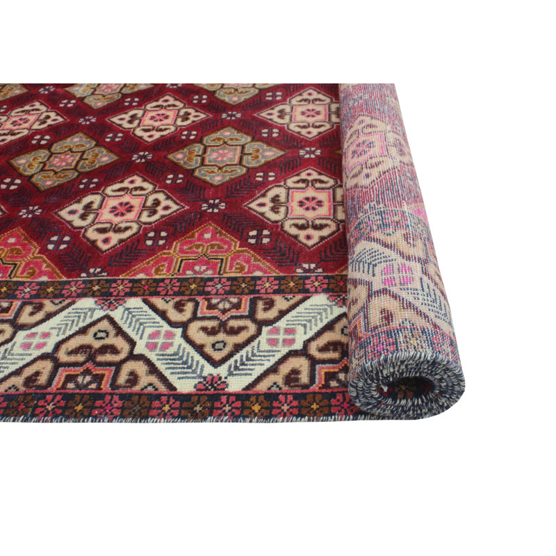 Gretha One-of-a-Kind 6'6" X 9'3" 1980s Wool Area Rug