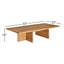 Nowthen Outdoor Teak Coffee Table