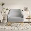Fauteuil d'appoint Virelli Modern Chenille-1675135907