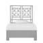 Lattice Back Platform Bed-41333873-100481221