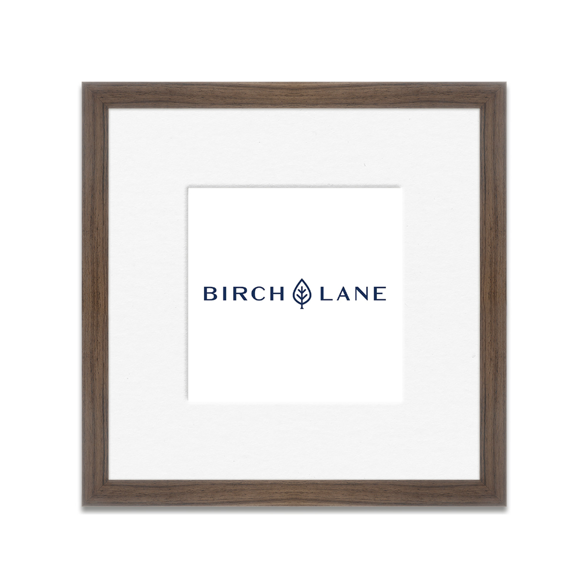 Arkhurst Wood Picture Frame with Mat, 11" x 14", 20" x 20", Walnut