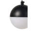 Audray 3 - Light Matte Black LED Bowl Pendant