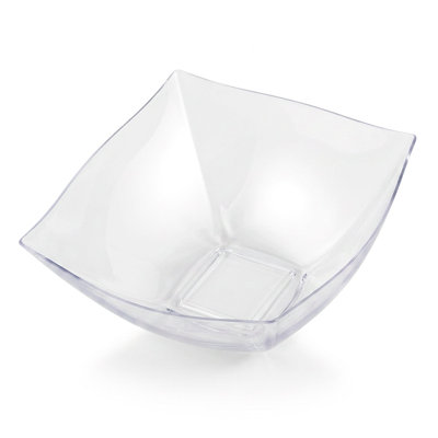 Bols carrés Clear Wave de 946 ml (32 oz) - 50 bols