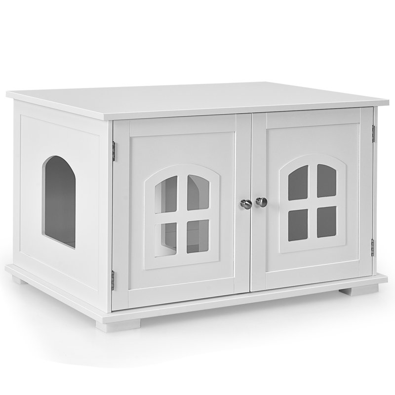 Lurmont Litter Box Enclosure, White