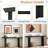 Modern Console Table With Geometric Shape Structure And Wood Grain-537937165