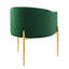 Chaises d'appoint performance en velours capitonné Savour-1940475300