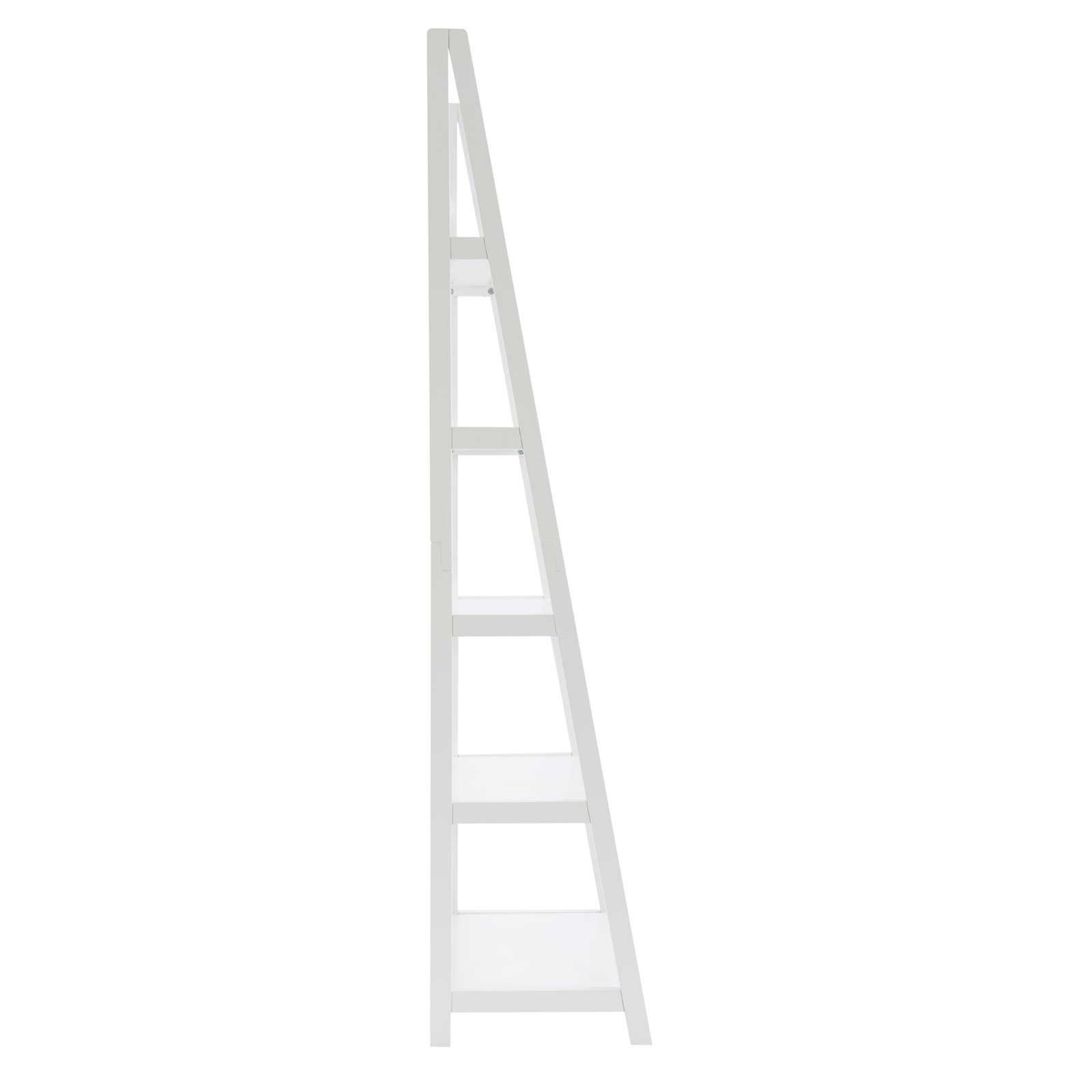Kamal 25" Pine Bookcase, White